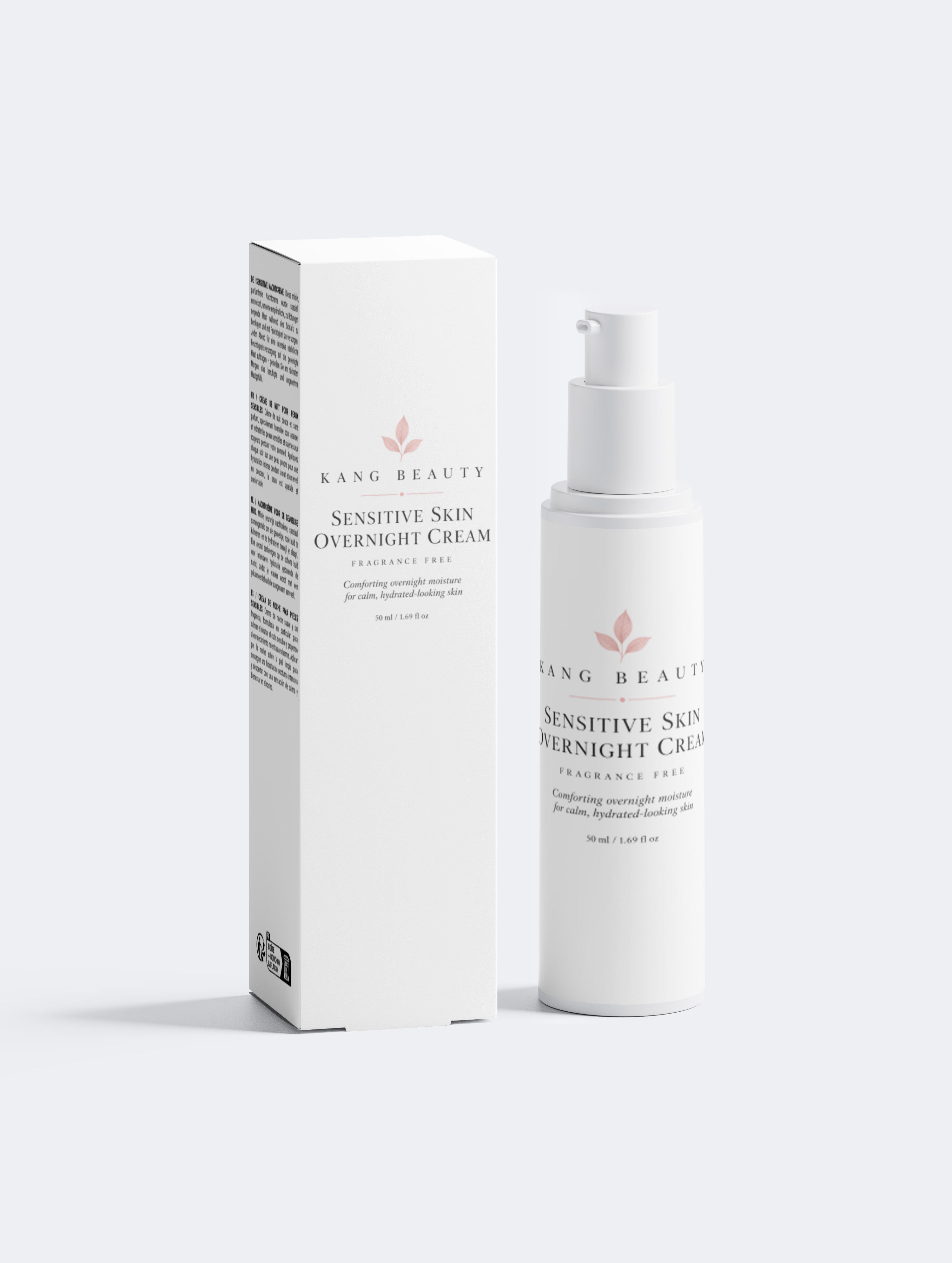 Sensitive Skin Overnight Cream, Fragrance Free